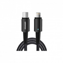 Дата кабель USB-C to Lightning 1.0m 20W black Essager (EXCTL-CG01) (324674)