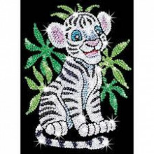 Набор для творчества Sequin Art RED Toby the White Tiger Cub (SA0906) (269774)