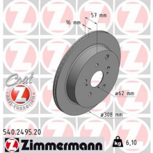 Тормозной диск ZIMMERMANN 540.2495.20 (299874)