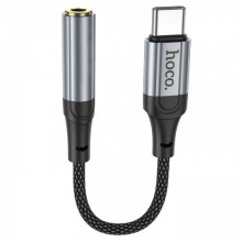 Адаптер HOCO LS36 переходник Type C to 3.5mm, длина кабеля 12 см (344084)