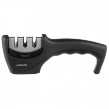 Точилка для ножей Ardesto Gemini, 20.5x5.5x7.5см, чорний (AR1920BS) (346084)