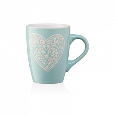 Чашка Ardesto Heart 330 мл Blue (AR3467BL) (290584)