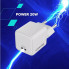 Зарядное устройство Canyon CU20C GaN 20W 1xPD EU White (CNS-CUW20C) (321684)