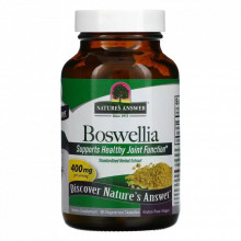 Травы Nature's Answer Босвеллия, 400 мг, Boswellia, 90 вегетарианских капсул (NTA-16366) (308784)