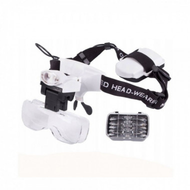 Бинокуляр Magnifier 9892C2 LED 1x-6x / бинокулярные очки с увеличением (351884)