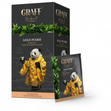 Чай Graff Gold Puer С ароматом мандарина 20 пакетиков х 1.8 г (4820279610634) (232094)