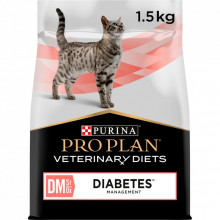 Сухой корм для кошек Purina Pro Plan Veterinary Diets DM ST/OX Diabetes Management Для регулирования поступления глюкозы (сахарный диабет) 1.5 кг (7613035159822) (324094)
