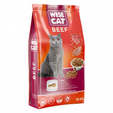 Сухой корм для кошек Wise Cat Beef 10 кг (4820111141289) (252394)