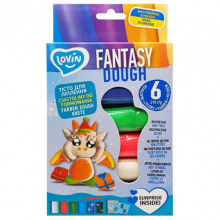 Набор для лепки из теста "Fantasy Dough" 41241, 6 цветов