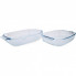 Форма для выпечки Pyrex Classic прямокутна набір 2 шт 2.6 л 1.9 л (912S967/7045) (288794)