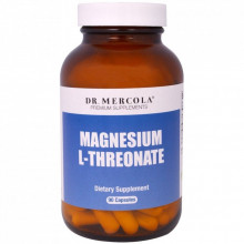 Минералы Dr. Mercola Магний L-Треонат, Magnesium L-Threonate, 90 капсул (MCL-01778) (304794)