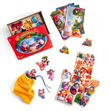 Настольная игра "Новогоднее лото" (ПСД235) PSD235, 48 фигурных фишек