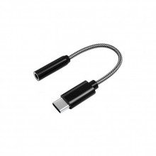 Переходник Type-C to AUX3.5(F) DAC 0.1m black Atcom (15035) (175105)