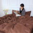 Постельное белье MirSon Ranforce Elite 19-1217 Chocolate perla 175х210 (2200004670560) (325405)