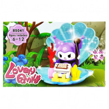 Детский игровой конструктор "Kuromi" 85041-5 пластиковые детали