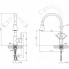 Смеситель Kroner Kuche-C031RED (CV024337) (288705)