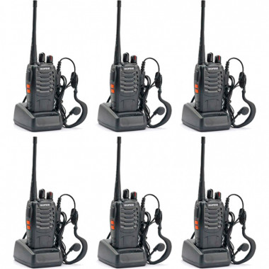 Портативная рация Baofeng BF-888S Six Pack комплект 6 шт (2200000758996) (250805)