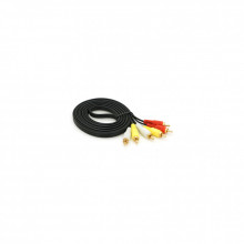 Кабель мультимедийный 3xRCA M to 3xRCA M 3.0m black Voltronic (YT-3хRCA(M)/3хRCA(M)-3.0G) (340805)