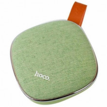 Колонка беспроводная Bluetooth HOCO BS9 Light textile Зелёная (197015)