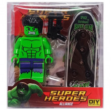 Детский игровой конструктор-фигурка "Халк" 2017-2(Hulk)