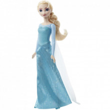 Кукла Disney Princess Эльза из м/ф Ледяное сердце в платье со шлейфом (HLW47) (200315)