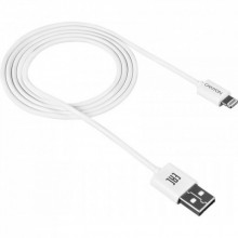 Дата кабель USB 2.0 AM to Lightning 1.0m White Canyon (CNE-CFI1W) (321415)