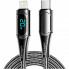 Дата кабель USB-C to Lightning 2.0m 20W Digital Display black Essager (EXCTL-YDA01) (324415)