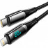 Дата кабель USB-C to Lightning 2.0m 20W Digital Display black Essager (EXCTL-YDA01) (324415)