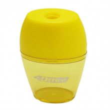 Точилка для карандашей "Бочонок" 4-345(Yellow) с контейнером