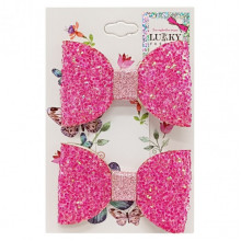 Зажим детский для волос "Бабочка" T18450, 2 штуки