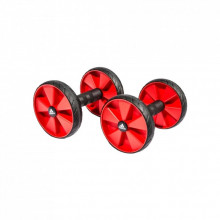 Ролик для пресса Adidas Core Rollers ADAC-11604 One Size Чорний/Червоний (885652003681) (284815)