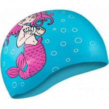 Шапка для плавания Aqua Speed Kiddie 142-Mermaid 1784 блакитний Діт OSFM (5908217617842) (285815)