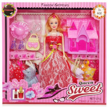 Детская кукла с нарядами "Queen Sweet" 313K44(Red) с аксессуарами