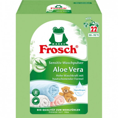 Стиральный порошок Frosch Колор Алоэ Вера 1450 г (4001499960291/4001499969508) (248915)