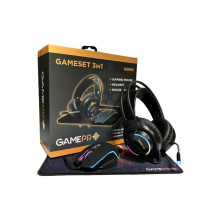 Мышка GamePro GS890 Combo 3 в 1 миша + ігрова поверхня + гарнітура (GS890) (205025)