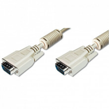 Кабель мультимедийный VGA 1.8m Digitus (AK-310103-018-E) (243025)