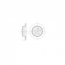 Тормозной диск METELLI 23-0104 (299025)