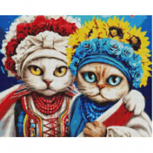 Алмазная мозаика "Лапка поддержки" ©Марианна Пащук DBS1056, 40x50 см