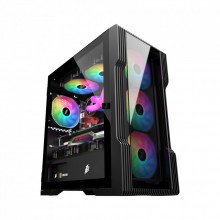 Корпус 1stPlayer T3-G-4F1-BK (241125)