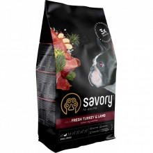 Сухой корм для собак Savory Small Breed rich in Fresh Turkey and Lamb 3 кг (4820232630358) (208225)
