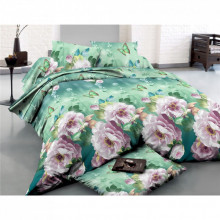 Постельное белье MirSon Сатин 22-1286-1 Wonderful flowers 200х220 (2200004109893) (335225)