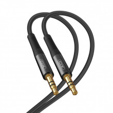 Кабель мультимедийный 3.5mm M to 3.5mm M 1.0m black XO (NBR175A-BK) (320325)