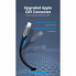 Дата кабель USB 2.0 AM to Lightning 2.0m 2.4A Aluminum Alloy Purple Vention (LABVH) (322325)