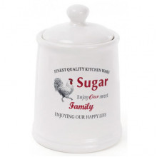 Банка керамічна "Тоскана" Family SUGAR 800мл для зберігання сипучих продуктів (176725)