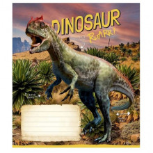 Тетрадь ученическая "Jurassic world" 012-3310C-4 в косую линию, 12 листов