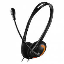 Наушники Canyon HS-01 Black-Orange (CNS-CHS01BO) (316725)