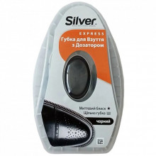 Губка для обуви Silver Блеск с дозатором силикона Черная 6 мл (8690757001959) (320825)