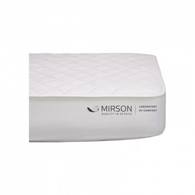 Наматрасник MirSon 954 Natural Line Стандарт Eco 160x200 см (2200000838827) (200035)