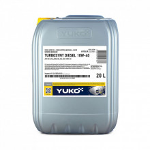 Моторное масло Yuko TURBOSYNT DIESEL 10W-40, API CH-4/SL 20л (4820070247367) (299235)