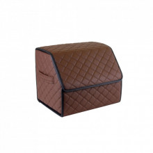 Сумка-органайзер EVAtech ECO S 30x30x35 см коричневая с коричневой нитью (EHECESZZBB) (300235)